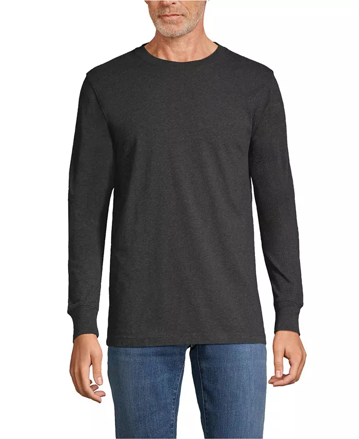 Мужская футболка с длинным рукавом Super-T Lands' End, черный
Мужская футболка с длинным рукавом Super-T Lands' End, черный