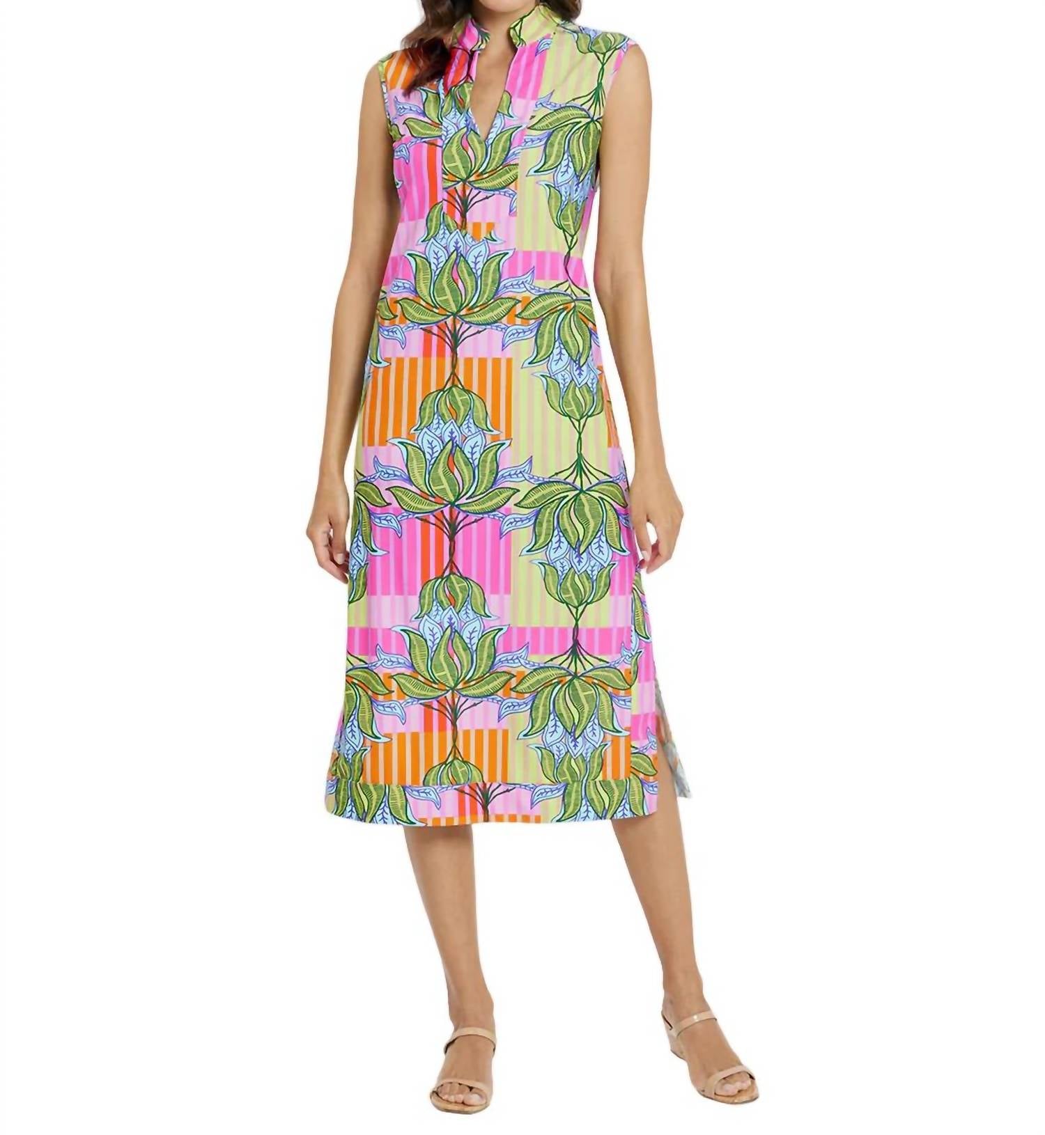 Платье Кристен Макси в цвете Лотос Мульти JUDE CONNALLY 
Платье Кристен Макси в цвете Лотос Мульти JUDE CONNALLY