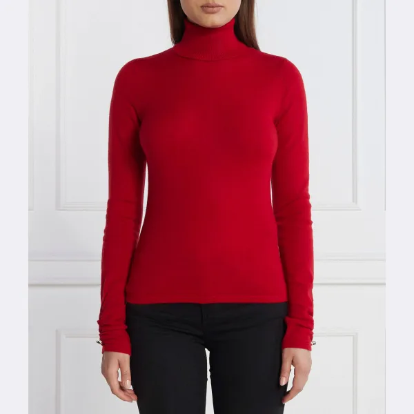 Шерстяная водолазка приталенного кроя Liu Jo, красный
Шерстяная водолазка приталенного кроя Liu Jo, красный