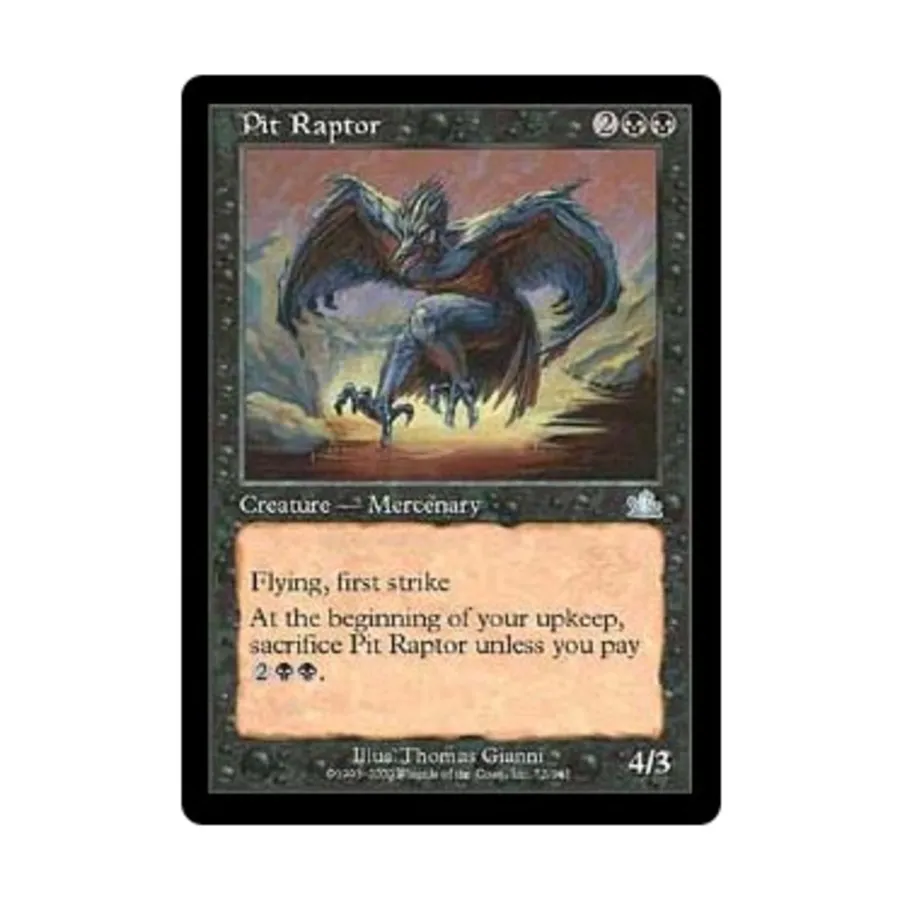 CCG Пит Раптор (U), MTG - Prophecy
CCG Пит Раптор (U), MTG - Prophecy