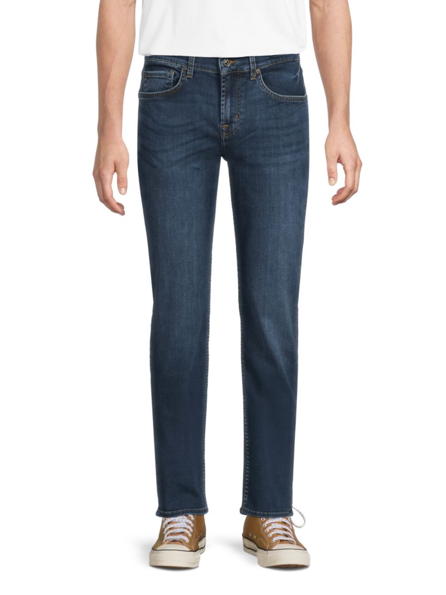 Узкие джинсы прямого кроя с темными вставками 7 For All Mankind, цвет Sidi
Узкие джинсы прямого кроя с темными вставками 7 For All Mankind, цвет Sidi