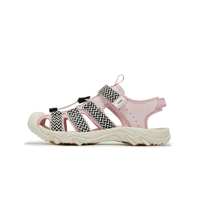 Сандалии детские, противоскользящие, дышащие, низкие XTEP, кремовый/розовый/черный 
Сандалии детские, противоскользящие, дышащие, низкие XTEP, кремовый/розовый/черный