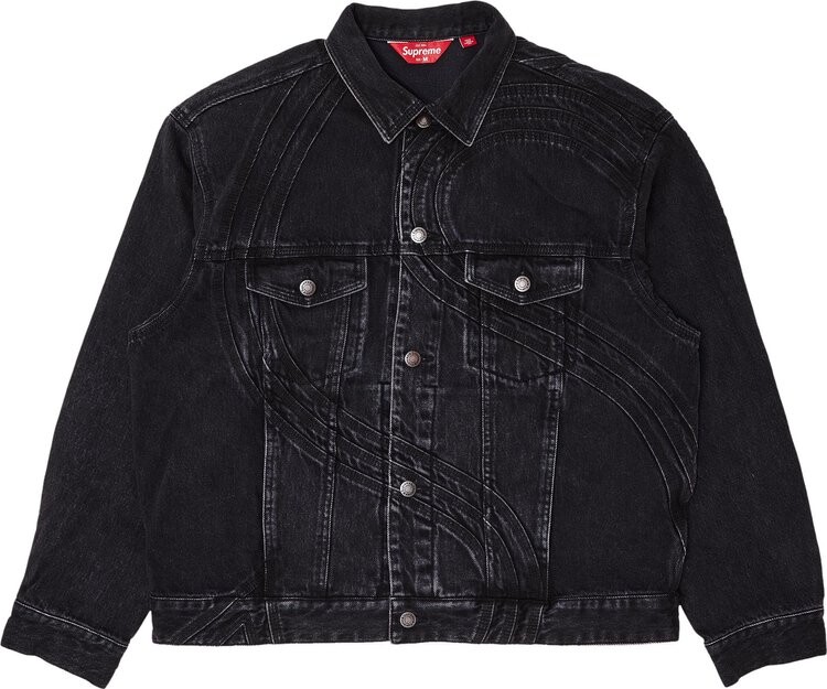 Куртка Supreme S Logo Denim Trucker 'Washed Black', черный
Куртка Supreme S Logo Denim Trucker 'Washed Black', черный