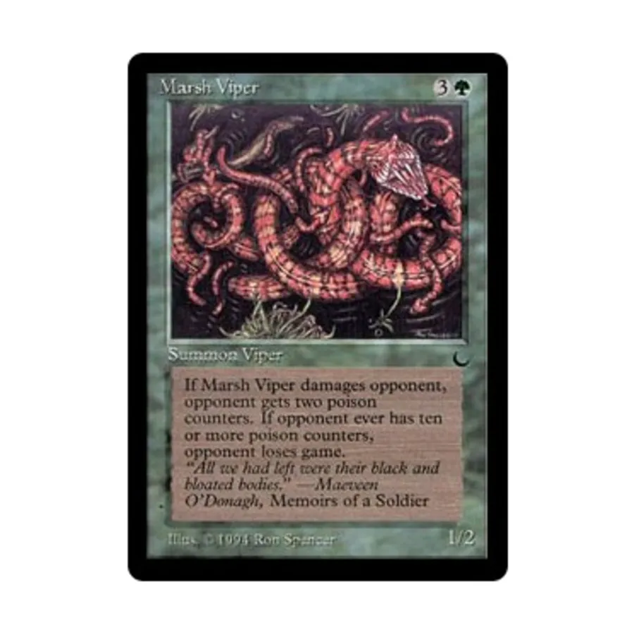 CCG Болотная Гадюка (К), MTG - The Dark
CCG Болотная Гадюка (К), MTG - The Dark