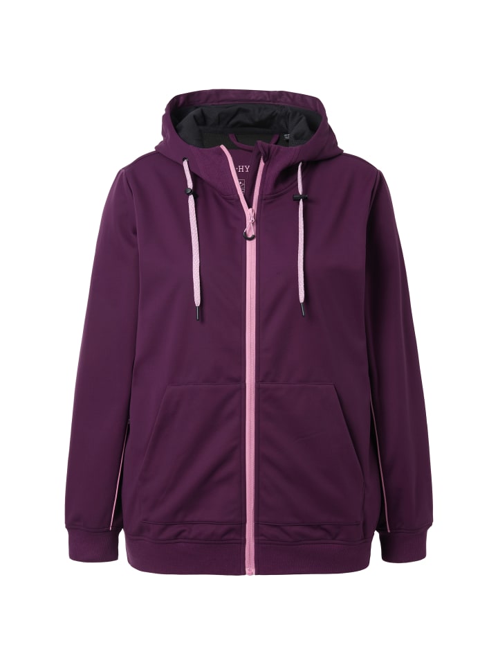 Куртка софтшелл виноградно-красного цвета Ulla Popken
Куртка софтшелл виноградно-красного цвета Ulla Popken