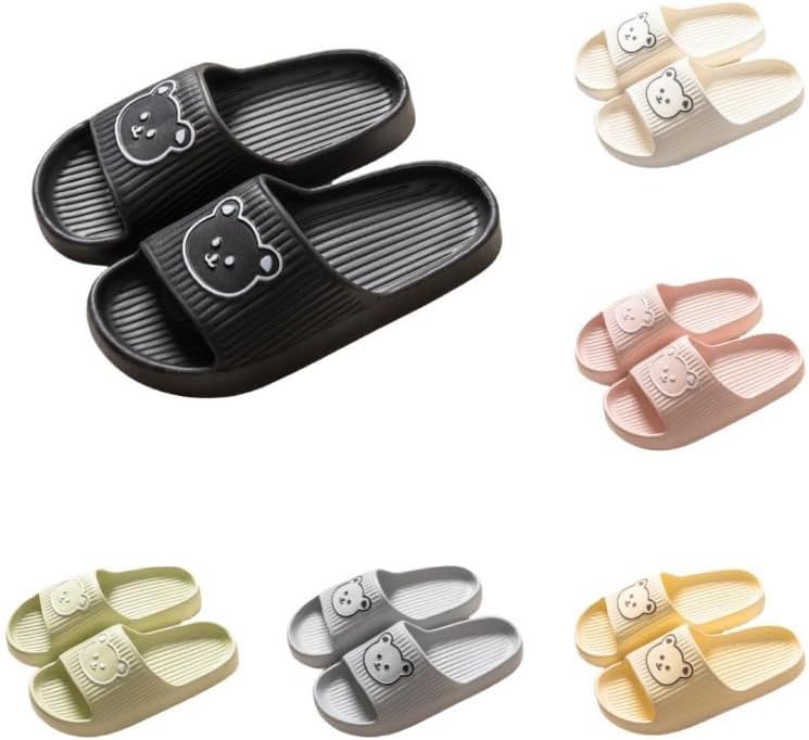 Милые тапочки с медведем для женщин, летние, мягкие, на платформе, нескользящие, для дома и улицы, кавайные подарки для женщин и мужчин Albiva, черный
Милые тапочки с медведем для женщин, летние, мягкие, на платформе, нескользящие, для дома и улицы, кавайные подарки для женщин и мужчин Albiva, черный