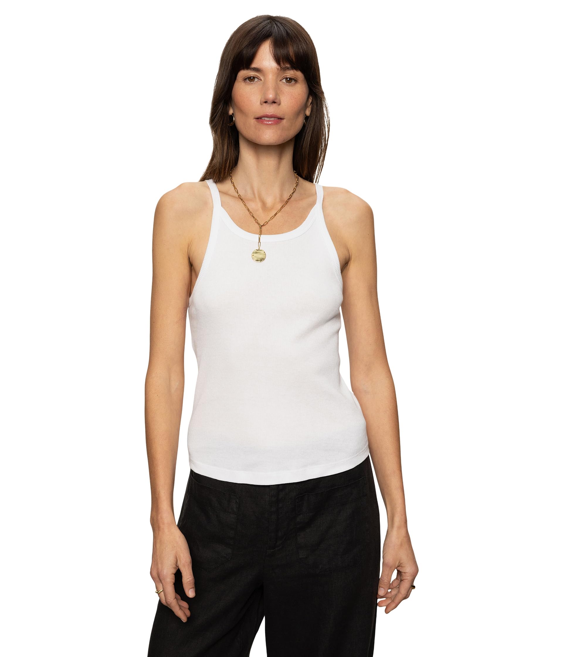 Топ Sanctuary Ribbed Racer Tank, белый
Топ Sanctuary Ribbed Racer Tank, белый