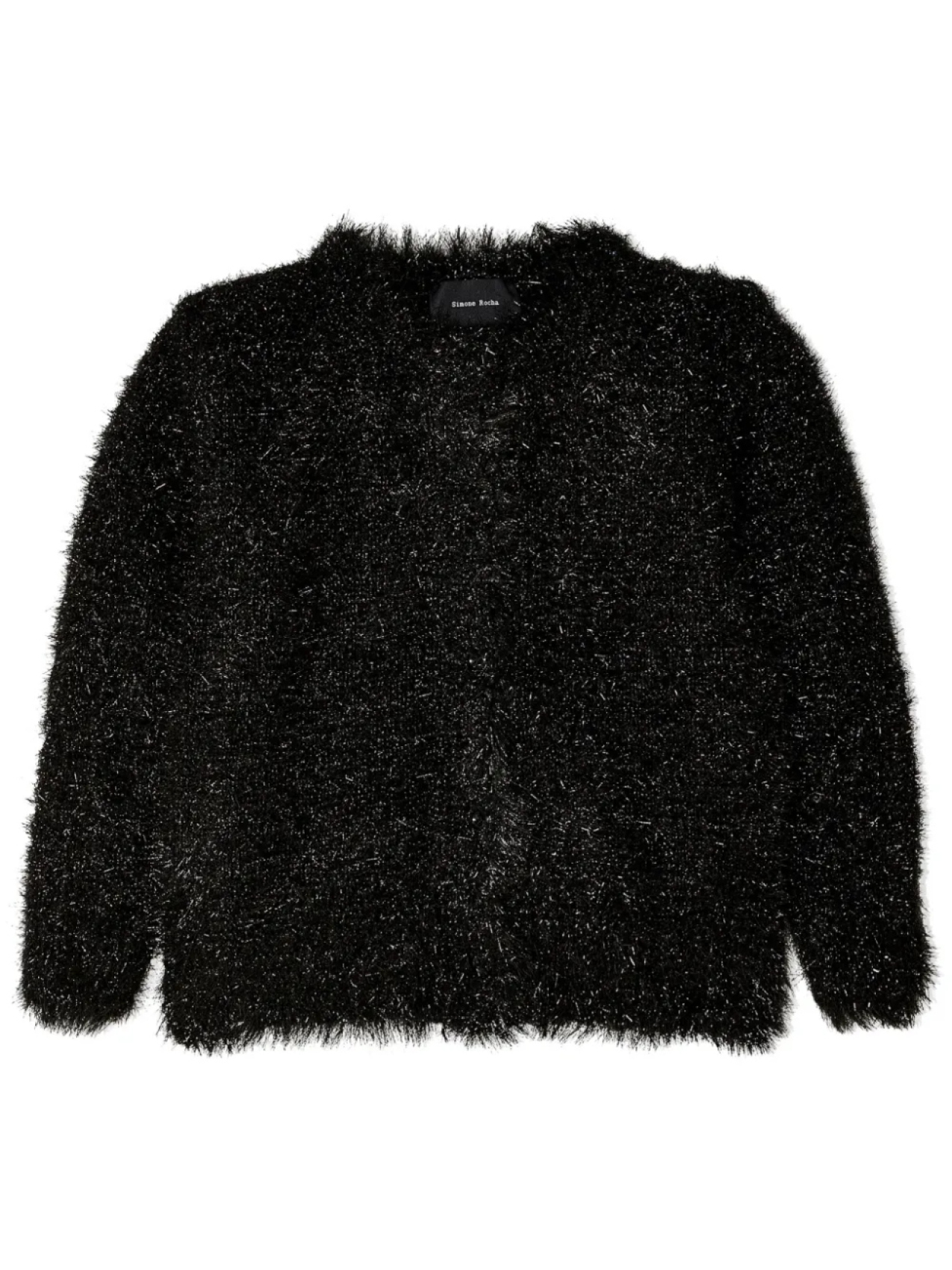 Кардиган Simone Rocha с мишурой, черный 
Кардиган Simone Rocha с мишурой, черный