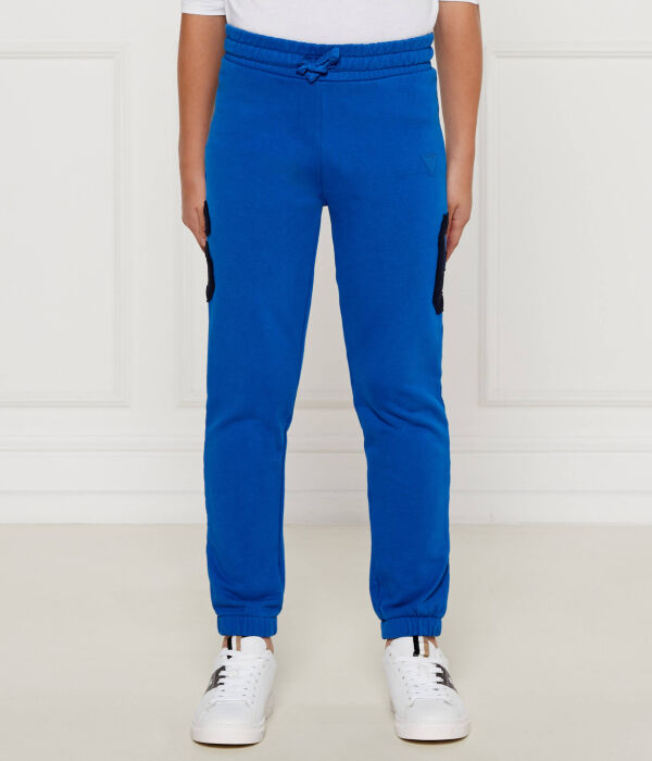 Спортивные штаны детские Guess с надписью, синий
Спортивные штаны детские Guess с надписью, синий