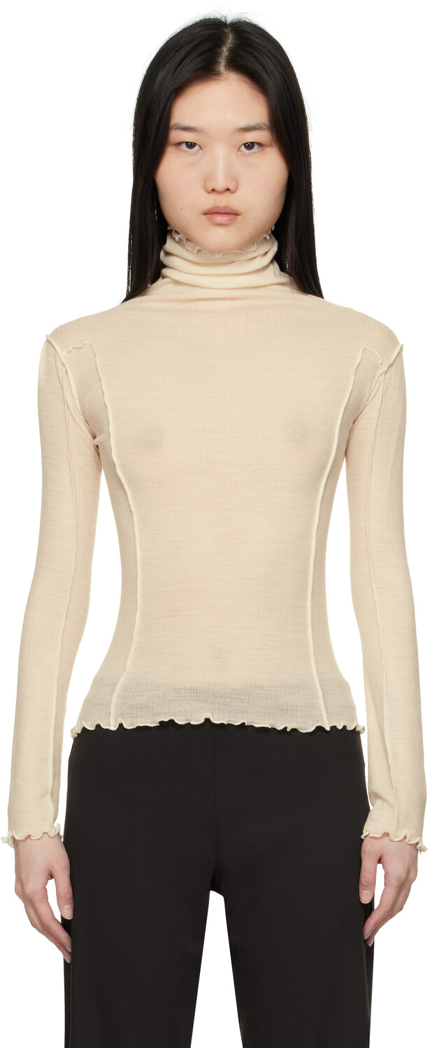 Водолазка цвета томата с оттенком белого Baserange
Водолазка цвета томата с оттенком белого Baserange