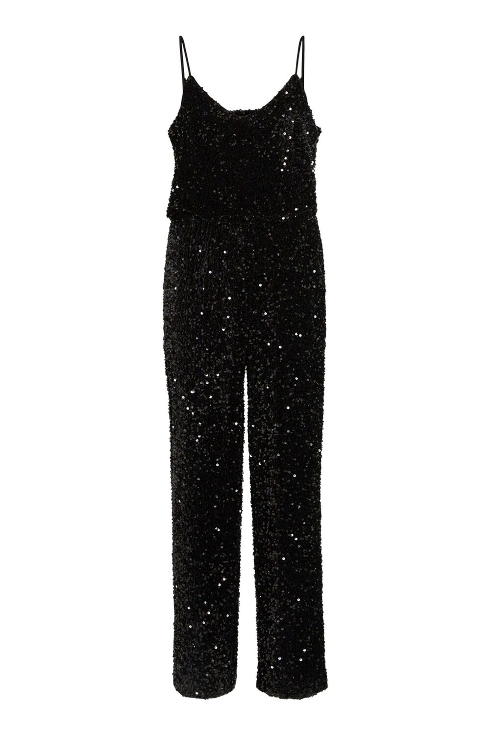 Комбинезон без рукавов с широкими штанинами, полностью расшитый пайетками Vila, черный
Комбинезон без рукавов с широкими штанинами, полностью расшитый пайетками Vila, черный