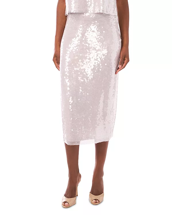 Юбка-Колонна, украшенная пайетками 1.State, серебряный
Юбка-Колонна, украшенная пайетками 1.State, серебряный