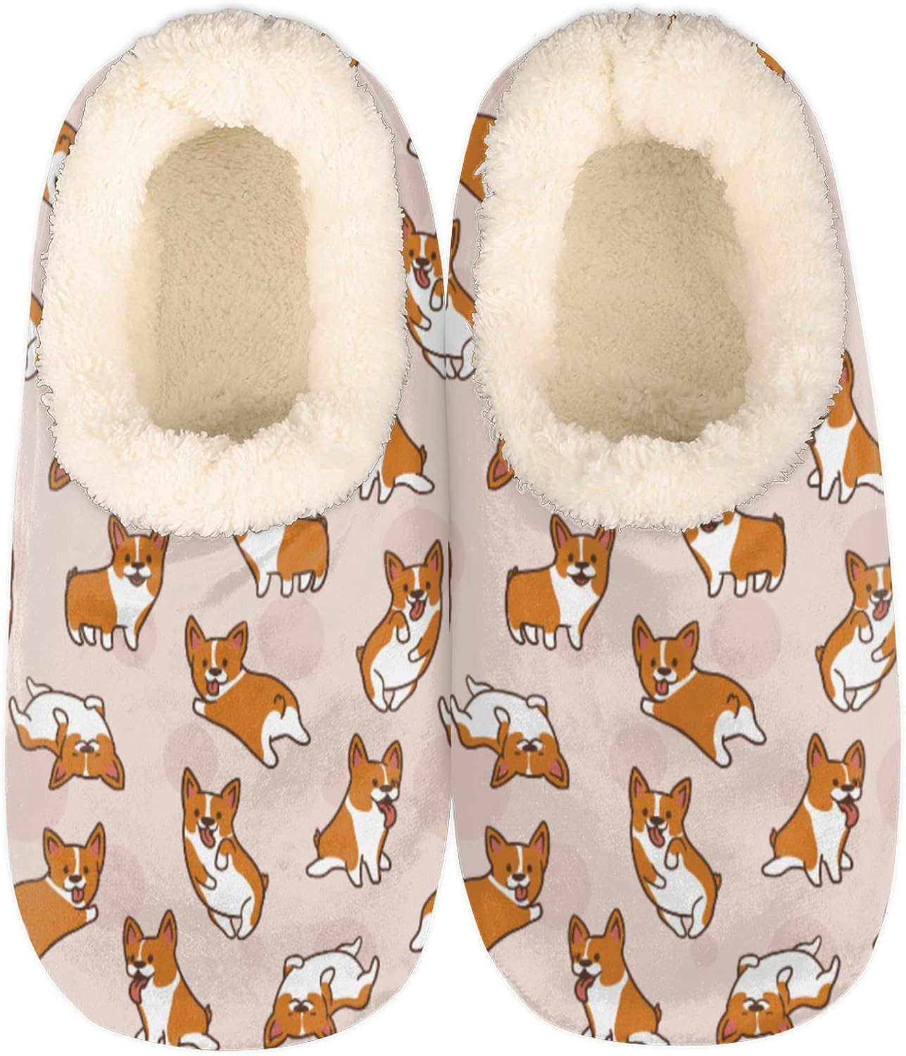 Мягкие домашние тапочки из пеноматериала с эффектом памяти - противоскользящая обувь для дома и улицы, для женщин и мужчин Bardic, Corgi Dog
Мягкие домашние тапочки из пеноматериала с эффектом памяти - противоскользящая обувь для дома и улицы, для женщин и мужчин Bardic, Corgi Dog