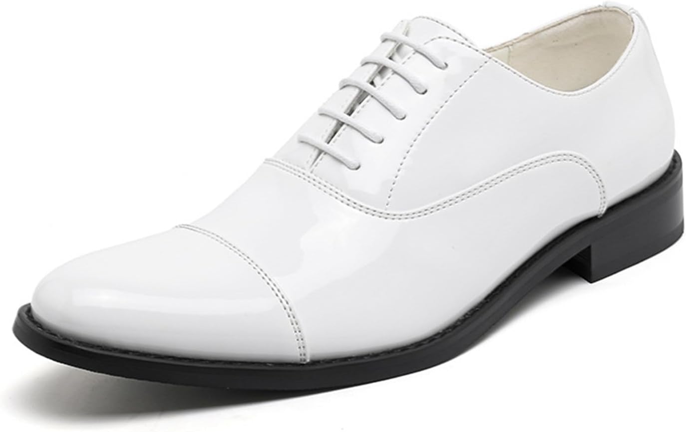 Мужские оксфорды из лаковой кожи, повседневная обувь, классические туфли с носком типа кап, дерби, на шнуровке, для ходьбы, модные низкие кожаные туфли для свадьбы, выпускного и деловых мероприятий Generic, белый
Мужские оксфорды из лаковой кожи, повседневная обувь, классические туфли с носком типа кап, дерби, на шнуровке, для ходьбы, модные низкие кожаные туфли для свадьбы, выпускного и деловых мероприятий Generic, белый