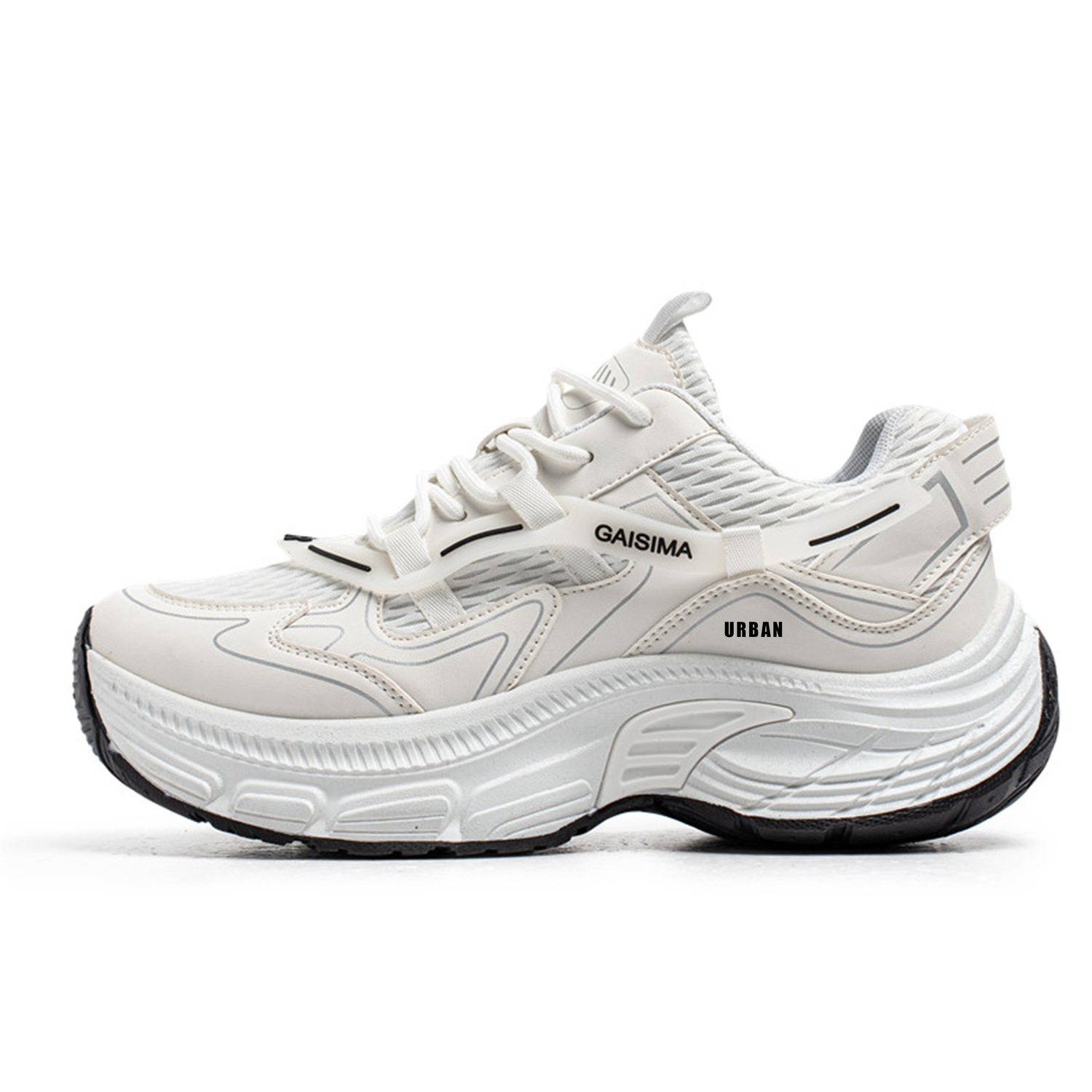 Кроссовки Cushioning, Abrasion Resistant, Breathable, Height Increasing Low top Chunky Sneakers Men's URBAN AUTHENTIC, белый
Кроссовки Cushioning, Abrasion Resistant, Breathable, Height Increasing Low top Chunky Sneakers Men's URBAN AUTHENTIC, белый