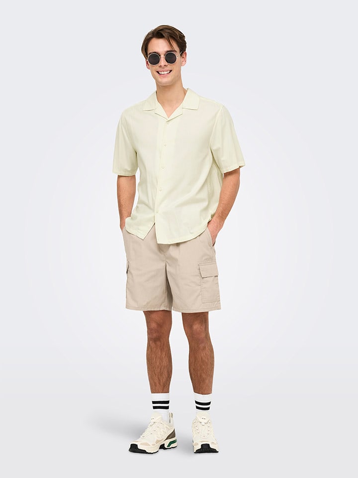 Рубашка ONLY & SONS, кремовый
Рубашка ONLY & SONS, кремовый
