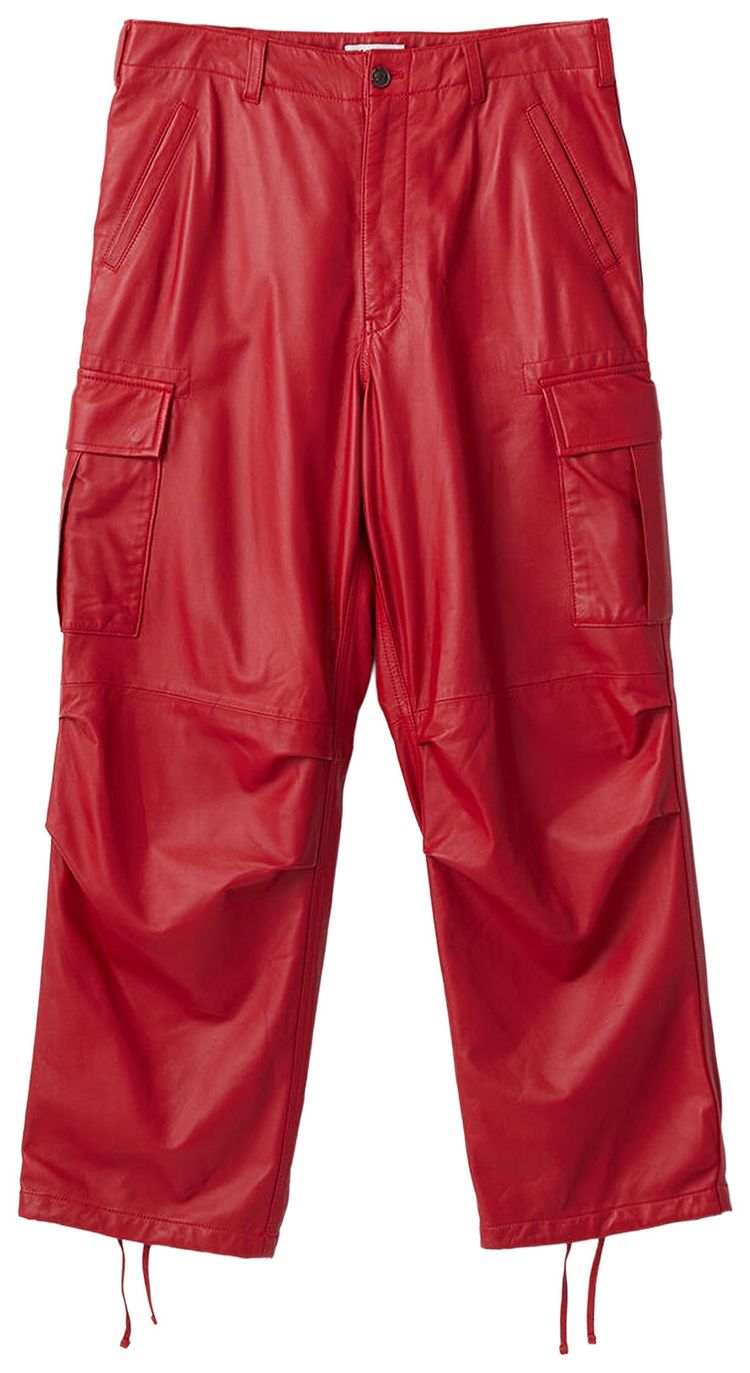 Кожаные брюки-карго Ambush, красные
Кожаные брюки-карго Ambush, красные
