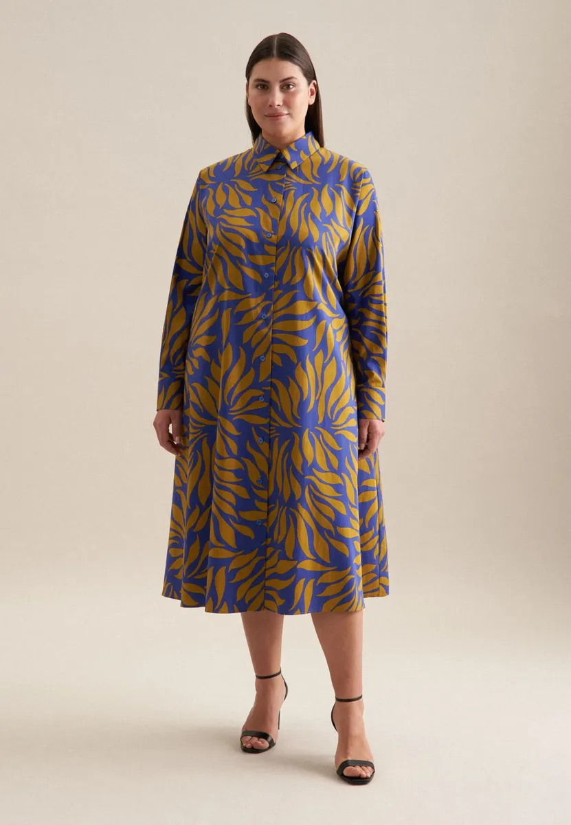 Летнее платье seidensticker "Black Rose", воротник с длинными рукавами и принтом, желтый
Летнее платье seidensticker "Black Rose", воротник с длинными рукавами и принтом, желтый