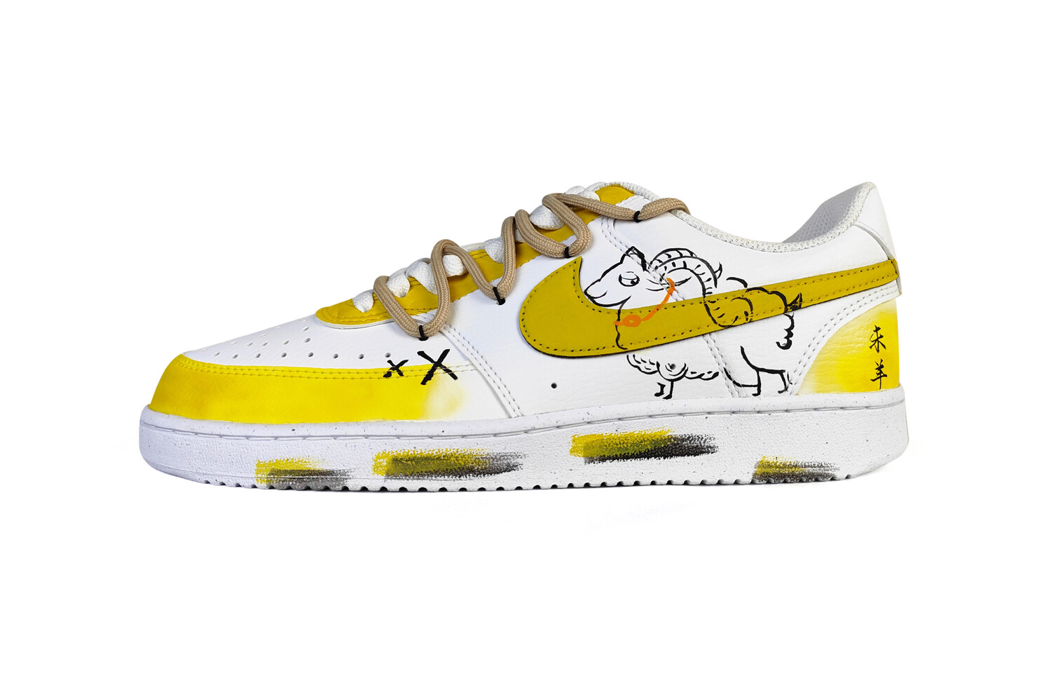 Кроссовки Nike Court Vision 1 Skateboarding Shoes Men Low-top White/yellow, желтый
Кроссовки Nike Court Vision 1 Skateboarding Shoes Men Low-top White/yellow, желтый