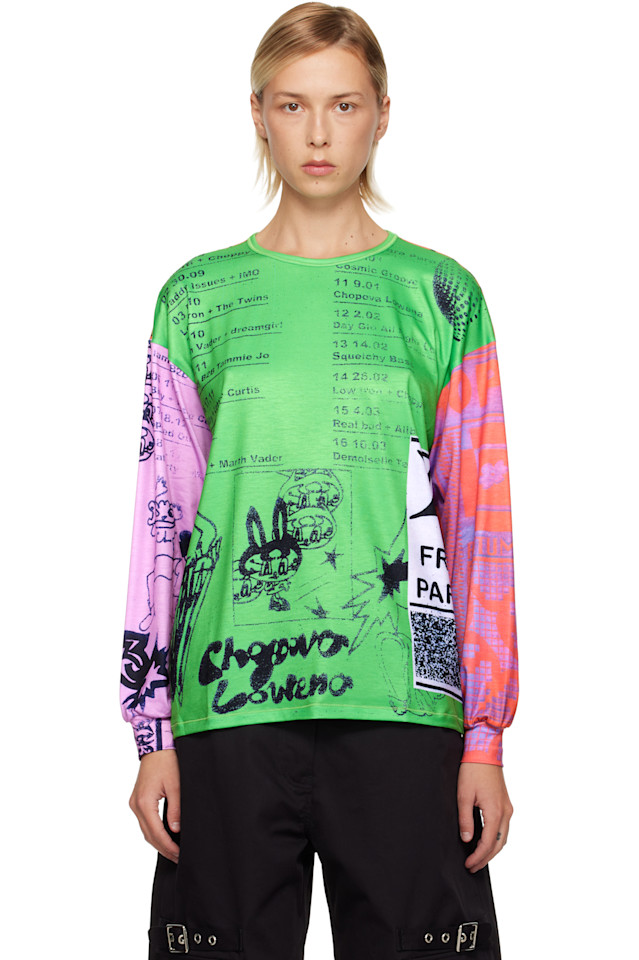 Chopova Lowena Цветной постер, футболка большого размера
Chopova Lowena Цветной постер, футболка большого размера