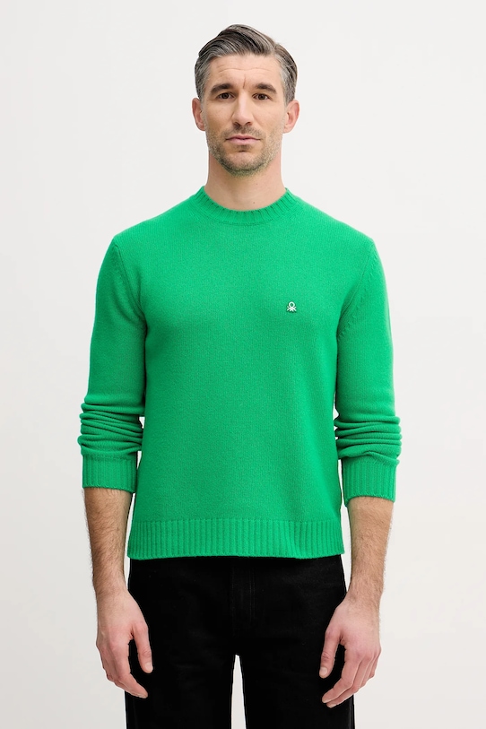 Свитер из шерстяной смеси United Colors of Benetton, зеленый
Свитер из шерстяной смеси United Colors of Benetton, зеленый