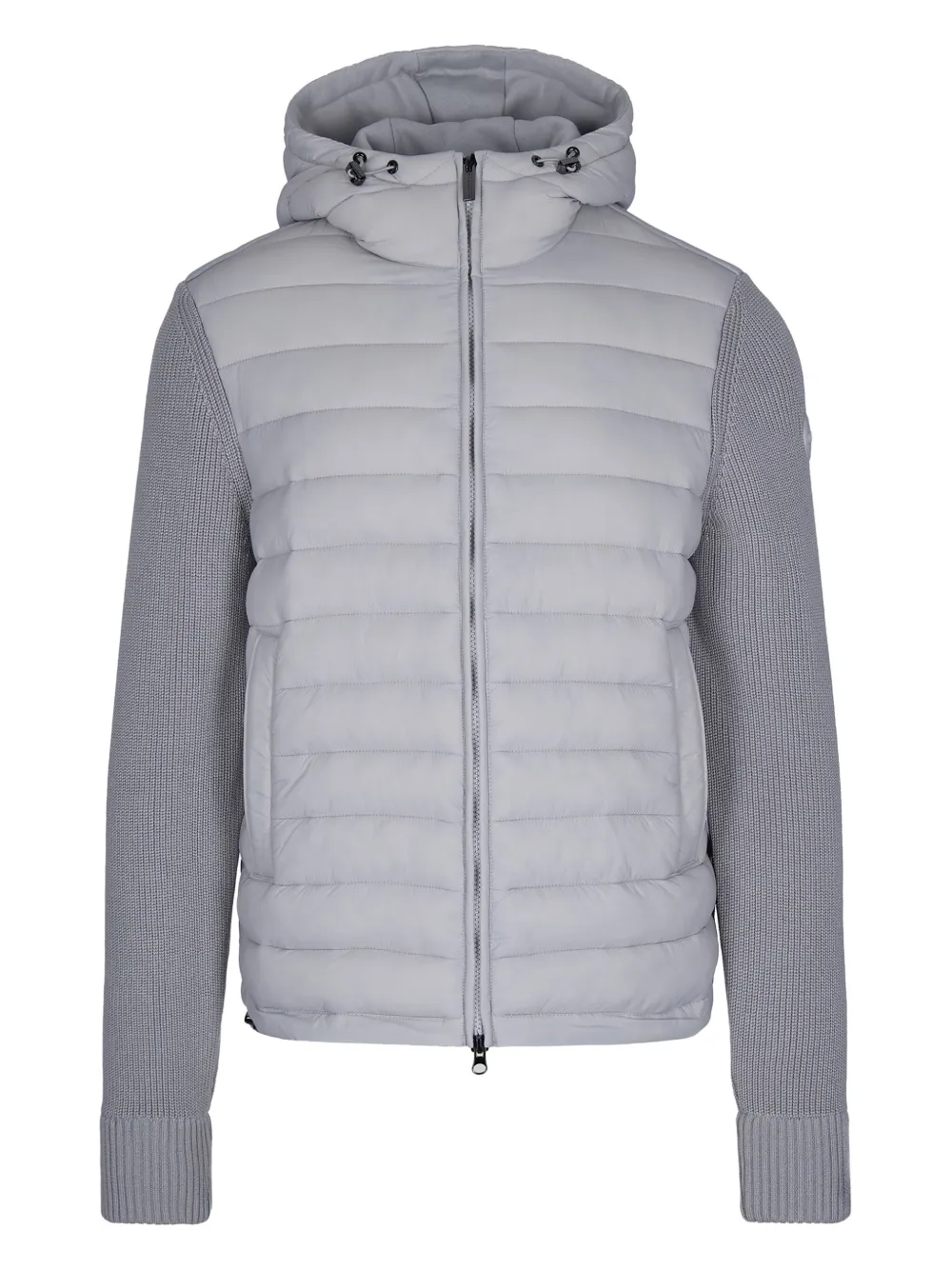 Стеганый пуховик с трикотажными рукавами Colmar, серый
Стеганый пуховик с трикотажными рукавами Colmar, серый