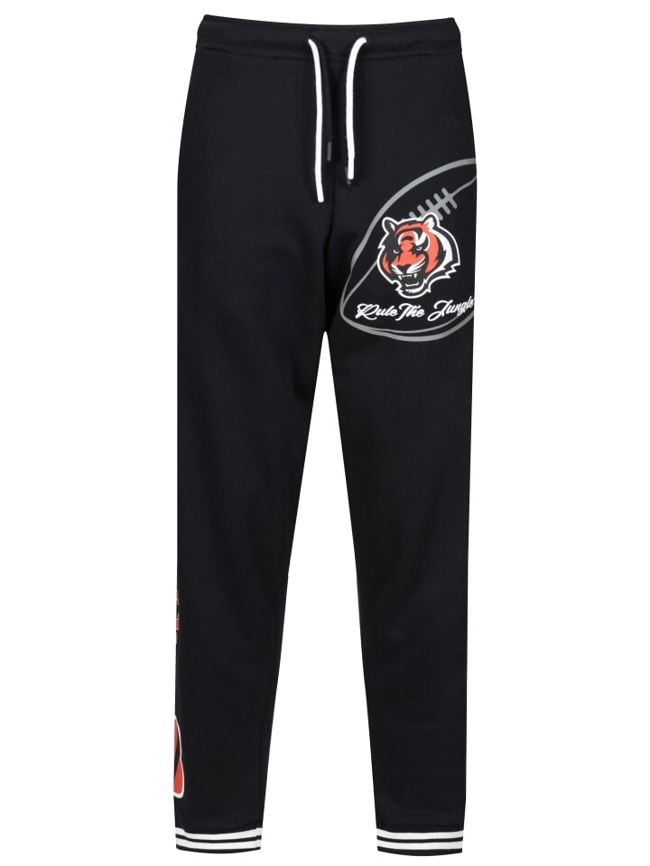 Тканевые брюки Re:Covered Jogginghose NFL Bengals Rule The Jungle, черный
Тканевые брюки Re:Covered Jogginghose NFL Bengals Rule The Jungle, черный