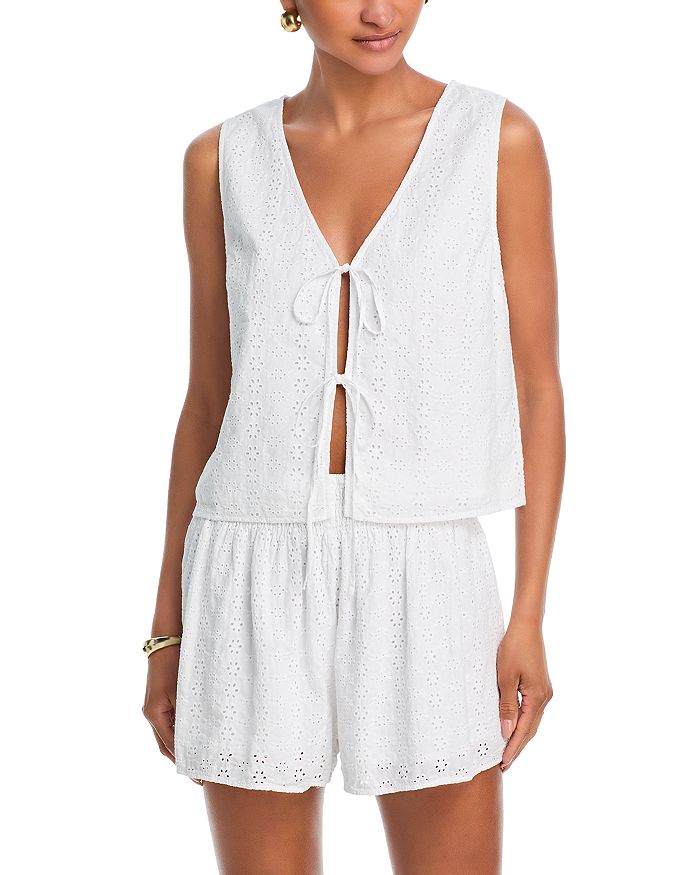 Вельветовый топ с завязкой спереди Ava от Graham Spencer Velvet by Graham & Spencer, белый
Вельветовый топ с завязкой спереди Ava от Graham Spencer Velvet by Graham & Spencer, белый