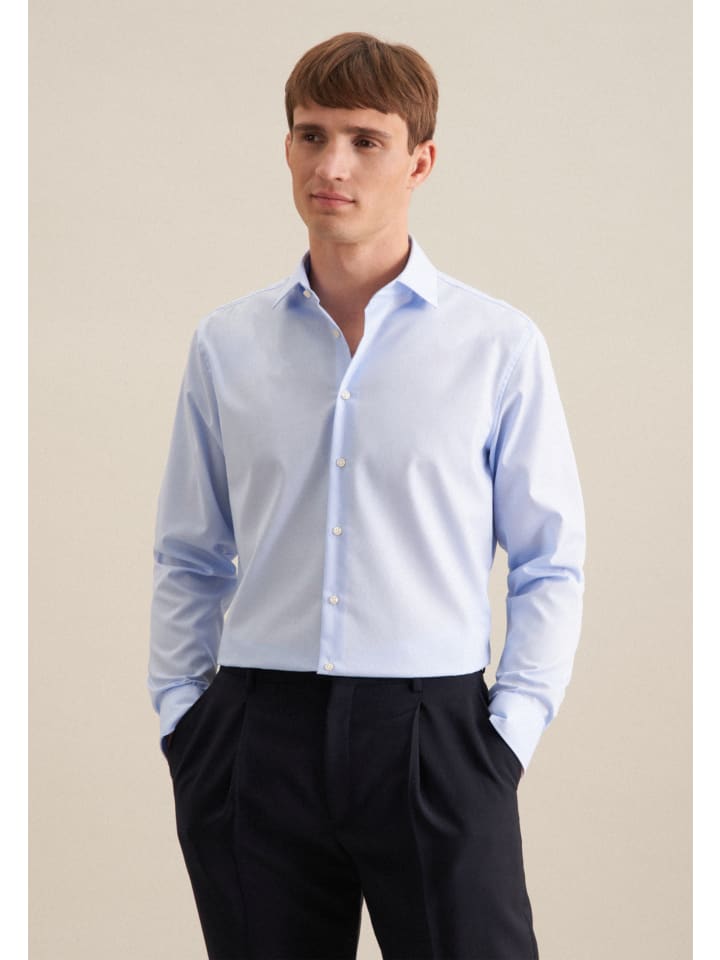 Рубашка Seidensticker, светло-синий
Рубашка Seidensticker, светло-синий