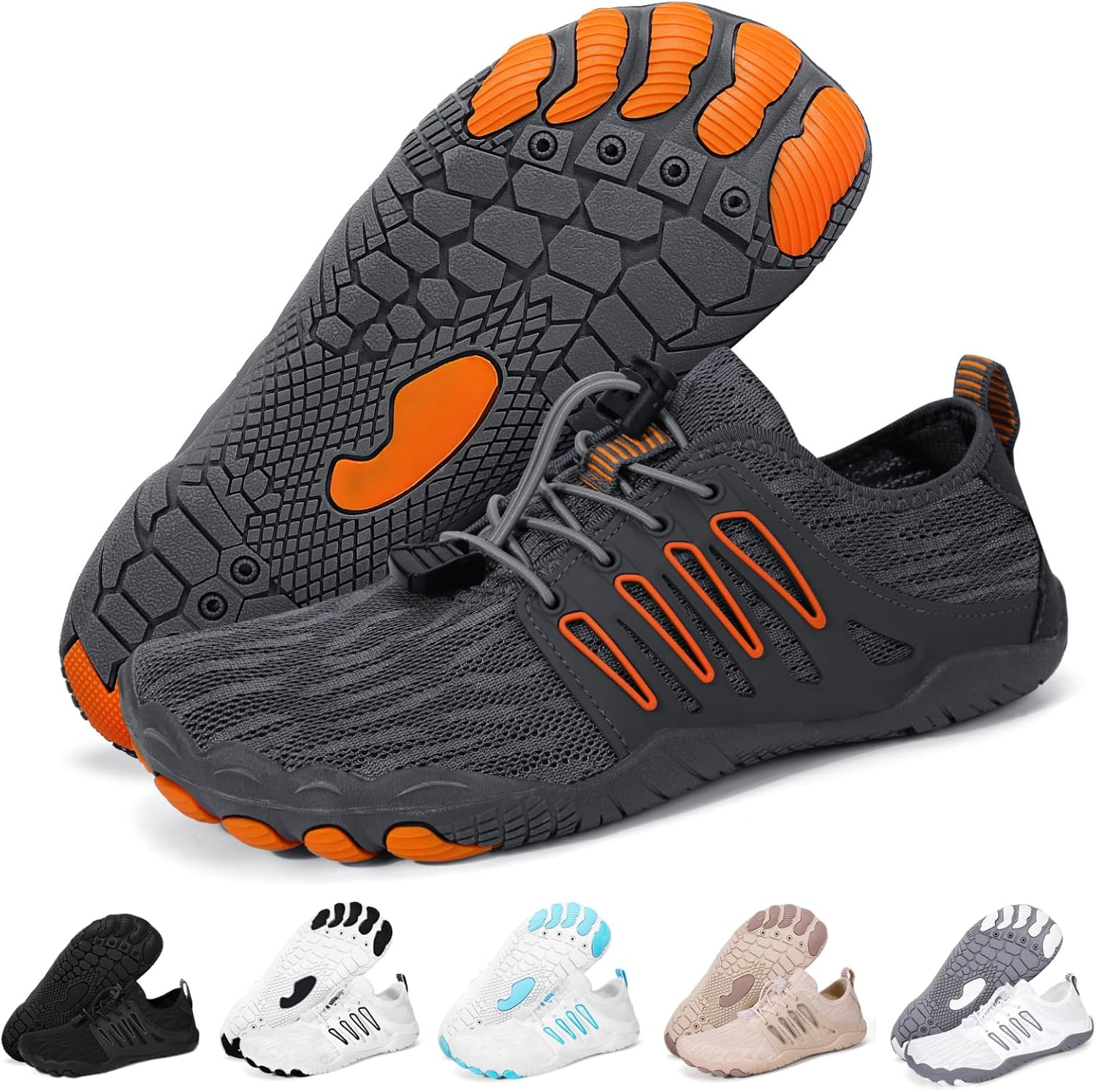 Водонепроницаемые кроссовки Hike Barefoot для женщин и мужчин, быстросохнущие, с широким носком, для пляжа, плавания и спорта, легкие, нескользящие, для бассейна, походов, прогулок, каякинга, дайвинга и серфинга Frgitygift, серый
Водонепроницаемые кроссовки Hike Barefoot для женщин и мужчин, быстросохнущие, с широким носком, для пляжа, плавания и спорта, легкие, нескользящие, для бассейна, походов, прогулок, каякинга, дайвинга и серфинга Frgitygift, серый
