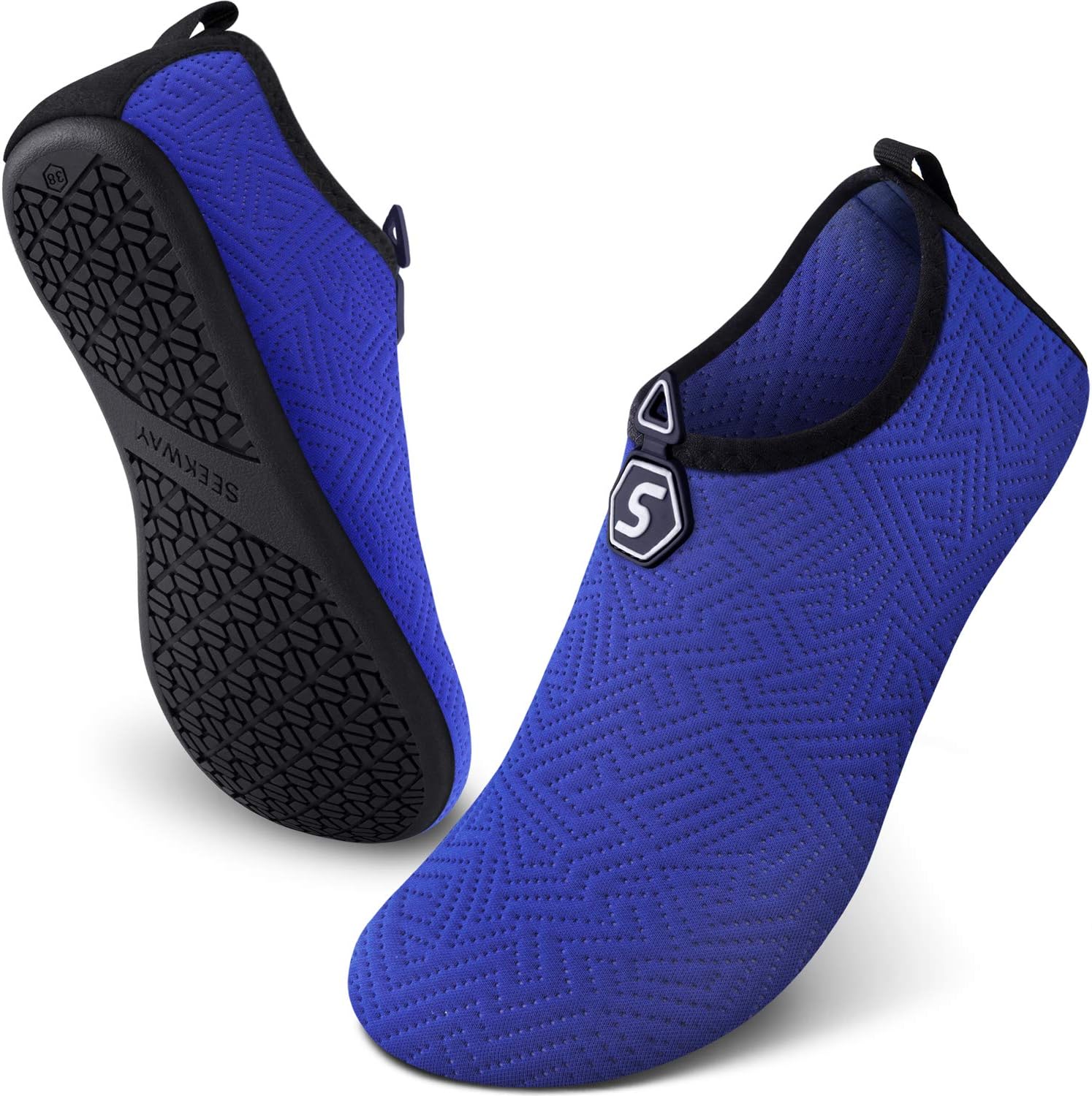 Водные тапочки SEEKWAY, быстросохнущие акваноски, обувь для босых ног, легкое надевание, для пляжа, бассейна, плавания, реки, йоги, озера, серфинга, для женщин и мужчин, черные SK001
Водные тапочки SEEKWAY, быстросохнущие акваноски, обувь для босых ног, легкое надевание, для пляжа, бассейна, плавания, реки, йоги, озера, серфинга, для женщин и мужчин, черные SK001