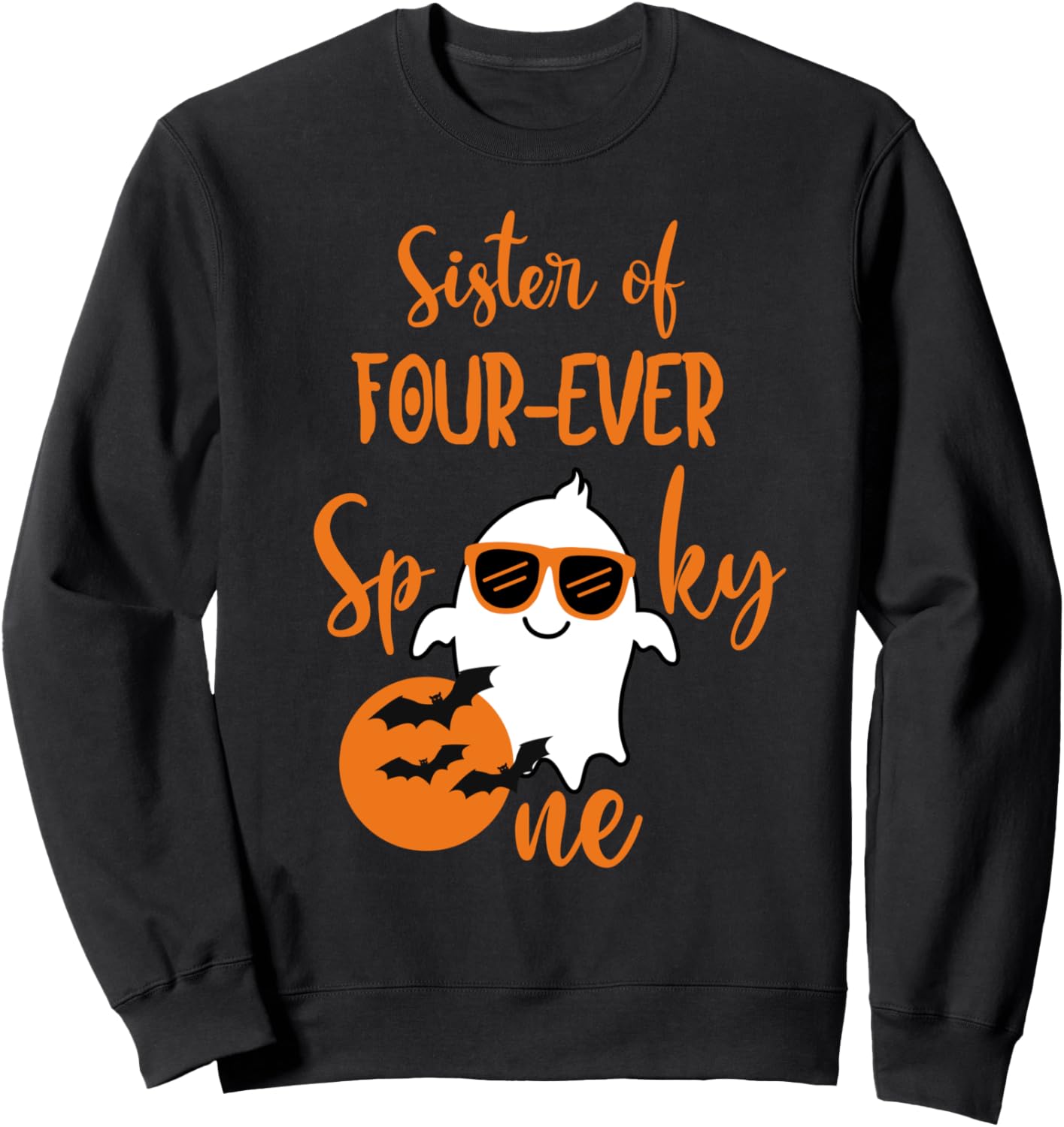 Толстовка с надписью «Сестра четверых - навсегда жуткая» на Хэллоуин, вечеринку в честь 4-летия Family Look Halloween Theme Party Decoration Gifts, черный
Толстовка с надписью «Сестра четверых - навсегда жуткая» на Хэллоуин, вечеринку в честь 4-летия Family Look Halloween Theme Party Decoration Gifts, черный