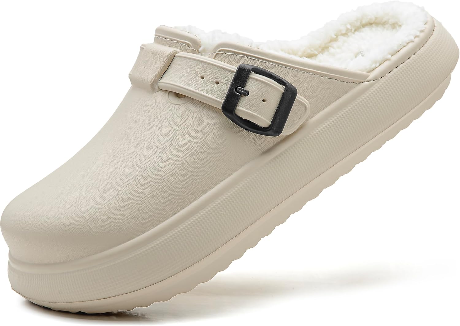 VENECORE Ellis Классические сабо с меховой подкладкой, водонепроницаемые зимние пушистые тапочки для женщин и мужчин, для дома и улицы, бежевый
VENECORE Ellis Классические сабо с меховой подкладкой, водонепроницаемые зимние пушистые тапочки для женщин и мужчин, для дома и улицы, бежевый