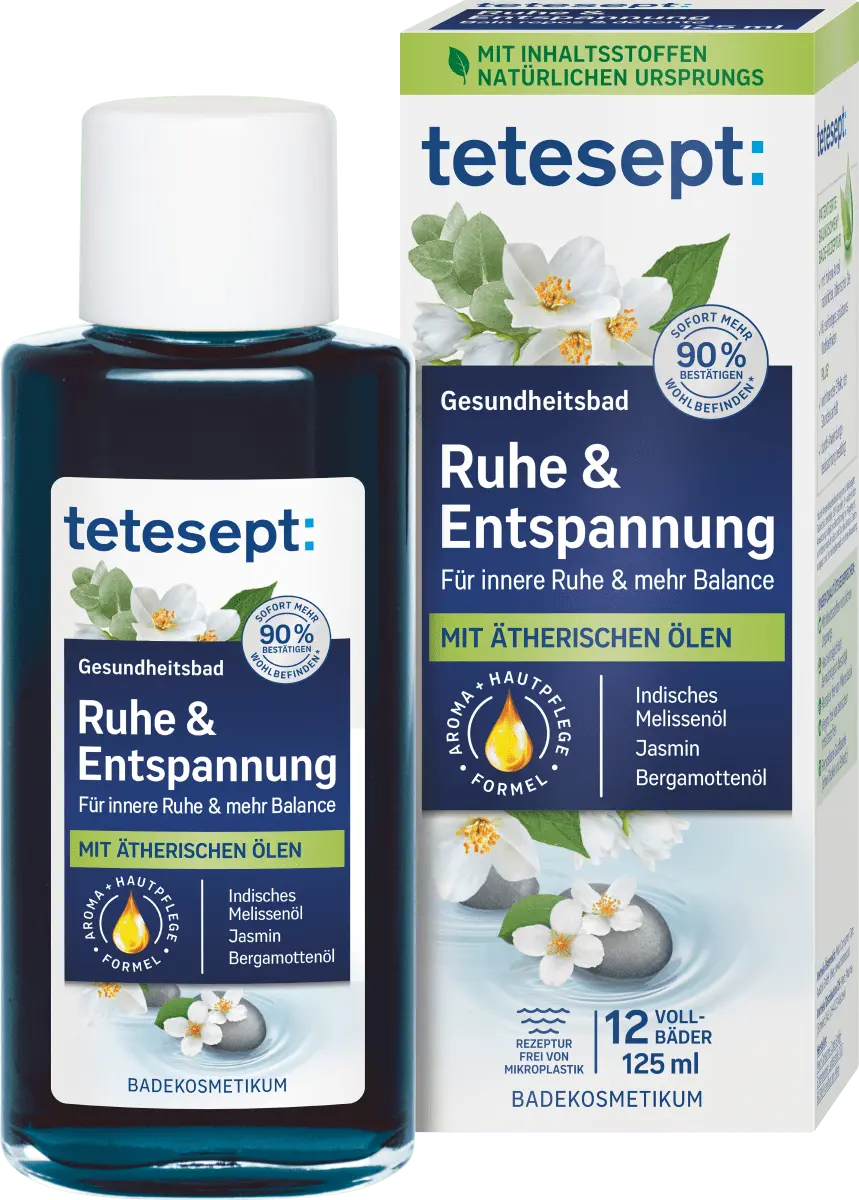 Масло для ванн успокаивающее и успокаивающее Релаксация 125мл tetesept 
Масло для ванн успокаивающее и успокаивающее Релаксация 125мл tetesept