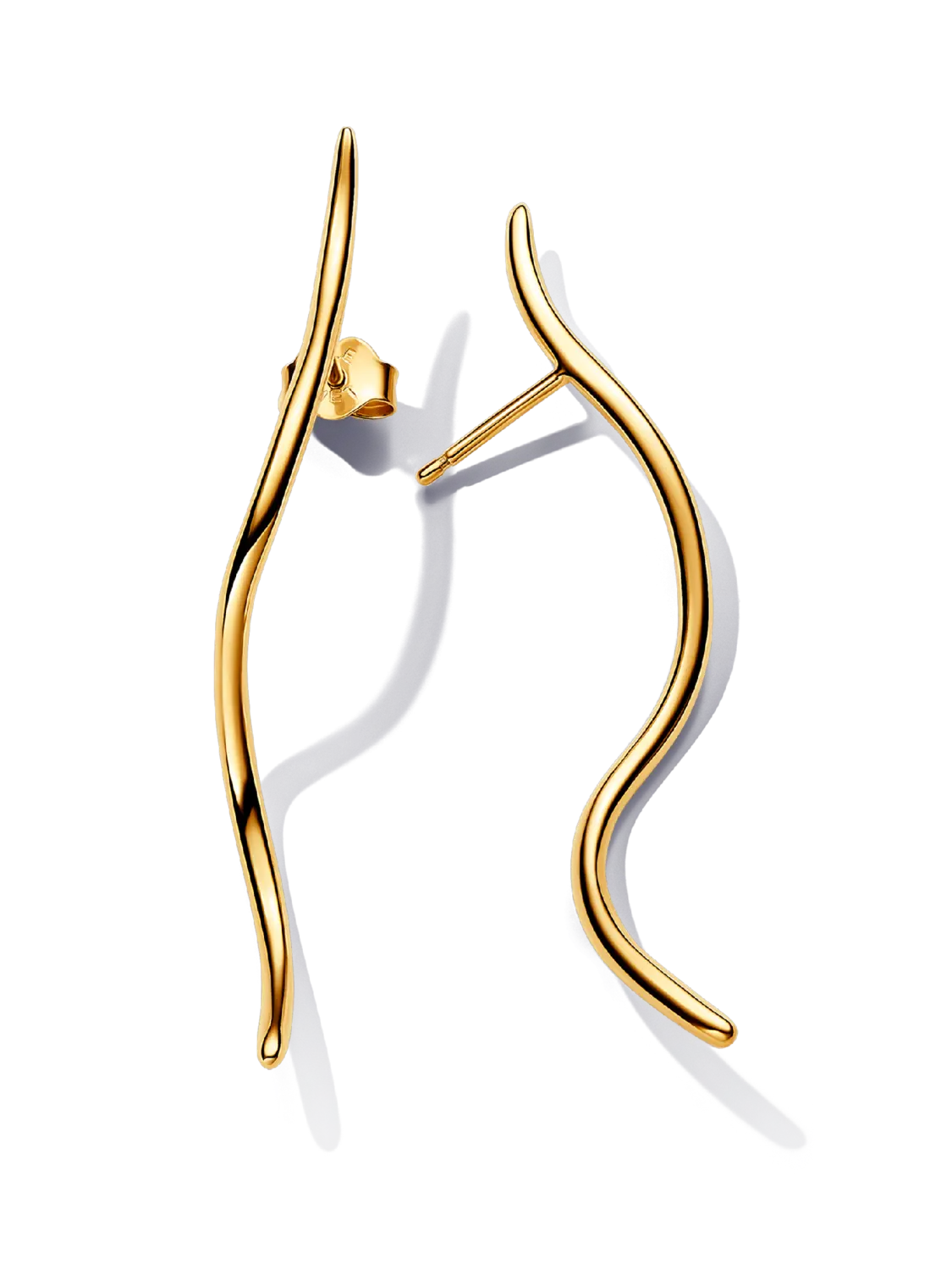 Серьги-гвоздики из проволоки органической формы Pandora, 14-каратное золотое покрытие
Серьги-гвоздики из проволоки органической формы Pandora, 14-каратное золотое покрытие