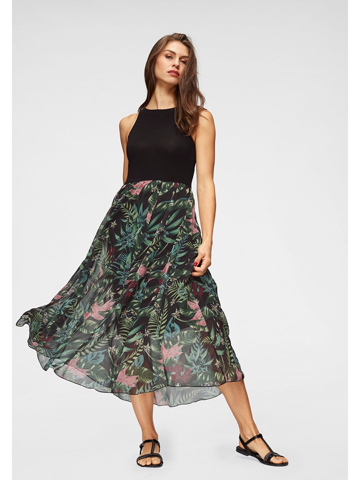 Платье до колена Aniston, черный/зеленый
Платье до колена Aniston, черный/зеленый