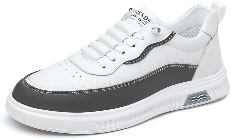 Мужские кожаные кроссовки на шнуровке с контрастными цветами, низкие повседневные туфли с мягкой подошвой для улицы и отдыха Kpdwfms, белый/черный
Мужские кожаные кроссовки на шнуровке с контрастными цветами, низкие повседневные туфли с мягкой подошвой для улицы и отдыха Kpdwfms, белый/черный