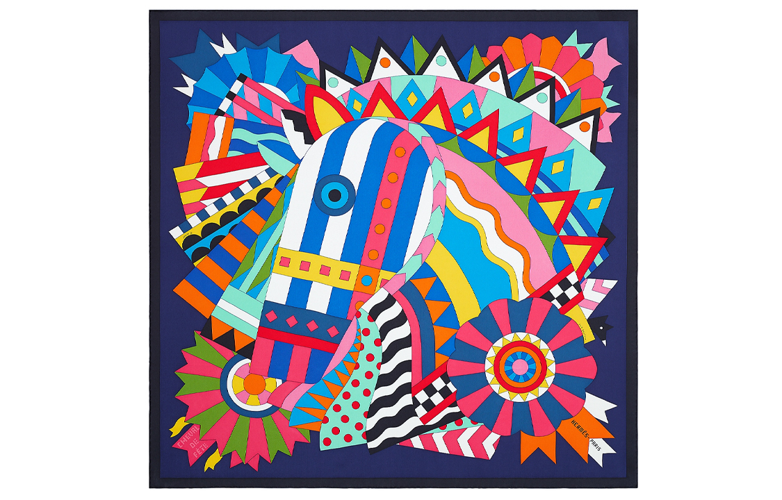 Праздничный Скакун Шелковые Шарфы Женские Индиго/Ярко-Желтый/Многоцветный HERMES
Праздничный Скакун Шелковые Шарфы Женские Индиго/Ярко-Желтый/Многоцветный HERMES