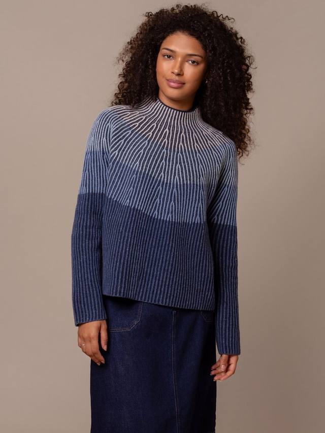 Вязаный джемпер в технике омбре Celtic & Co., Navy
Вязаный джемпер в технике омбре Celtic & Co., Navy