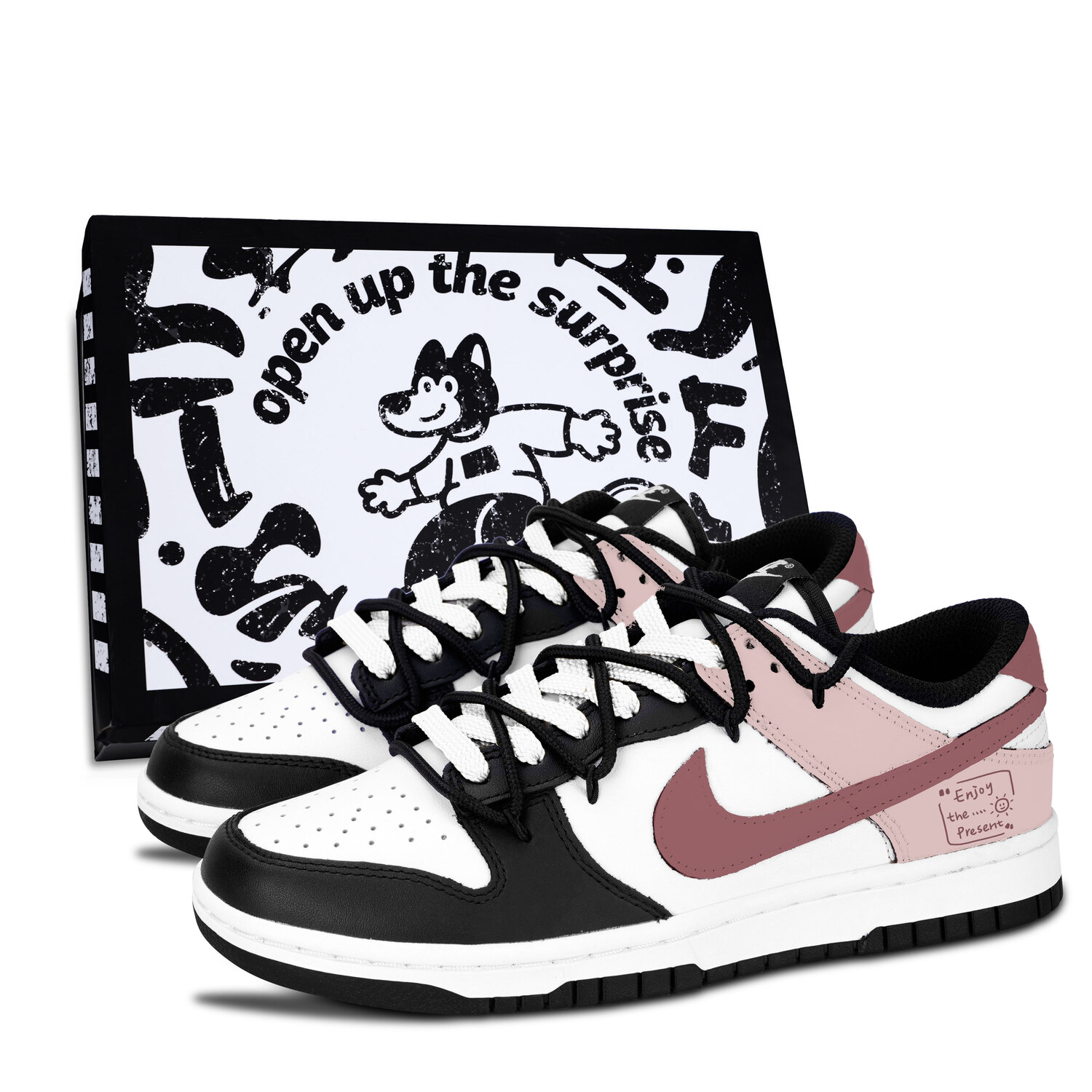 Nike Dunk Black Leather Slip Resistant Abrasion Resistant Low top детские скейтбординг кроссовки Pink Unisex
Nike Dunk Black Leather Slip Resistant Abrasion Resistant Low top детские скейтбординг кроссовки Pink Unisex