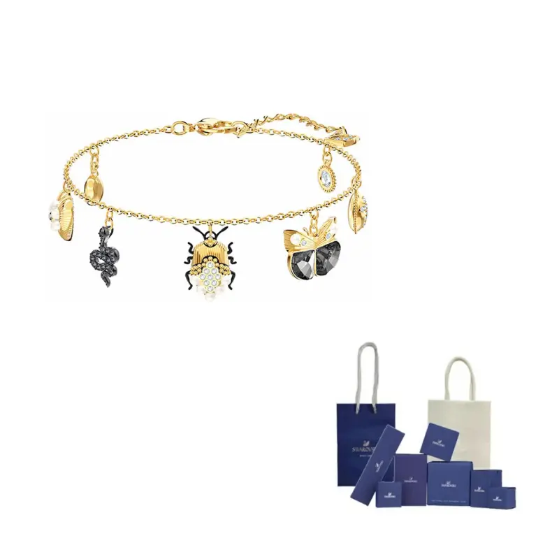 Магнитный металлический браслет Women's Swarovski, золото
Магнитный металлический браслет Women's Swarovski, золото