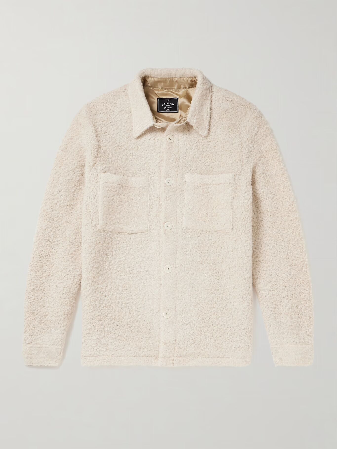 Верхняя рубашка из кудрявого букле PORTUGUESE FLANNEL, бежевый
Верхняя рубашка из кудрявого букле PORTUGUESE FLANNEL, бежевый