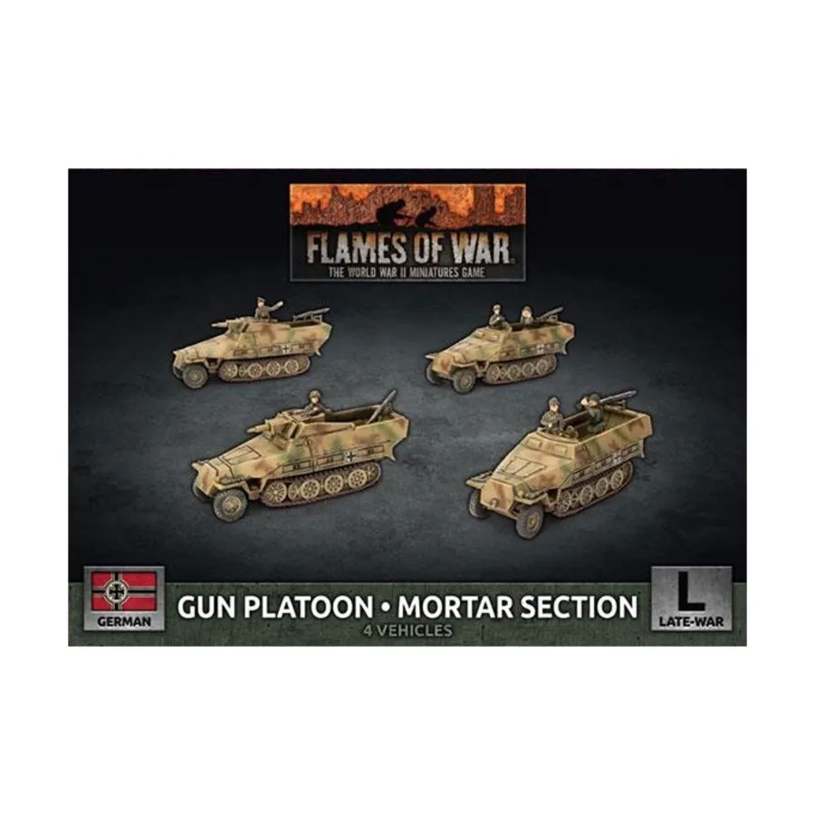 Орудийный взвод - Минометный отдел, Flames of War - WWII - German - Artillery, AA, AT & AFV's (4th Edition)
Орудийный взвод - Минометный отдел, Flames of War - WWII - German - Artillery, AA, AT & AFV's (4th Edition)