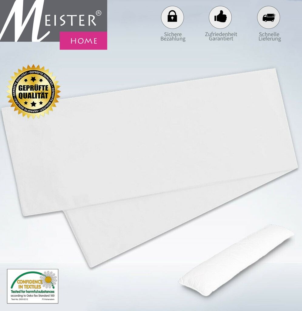 Чехол на подушку для бокового сна Meisterhome 2x 40x145 см (белый) - доступно 2 цвета - подушка для кормления, подушка для позиционирования, подушка для беременных -
Чехол на подушку для бокового сна Meisterhome 2x 40x145 см (белый) - доступно 2 цвета - подушка для кормления, подушка для позиционирования, подушка для беременных -