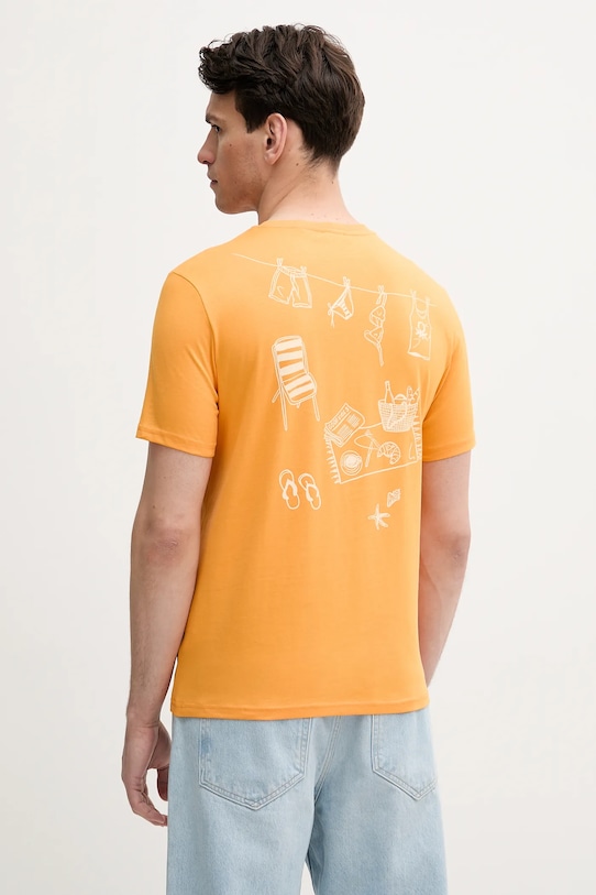 Хлопковая футболка United Colors Of Benetton, оранжевый
Хлопковая футболка United Colors Of Benetton, оранжевый