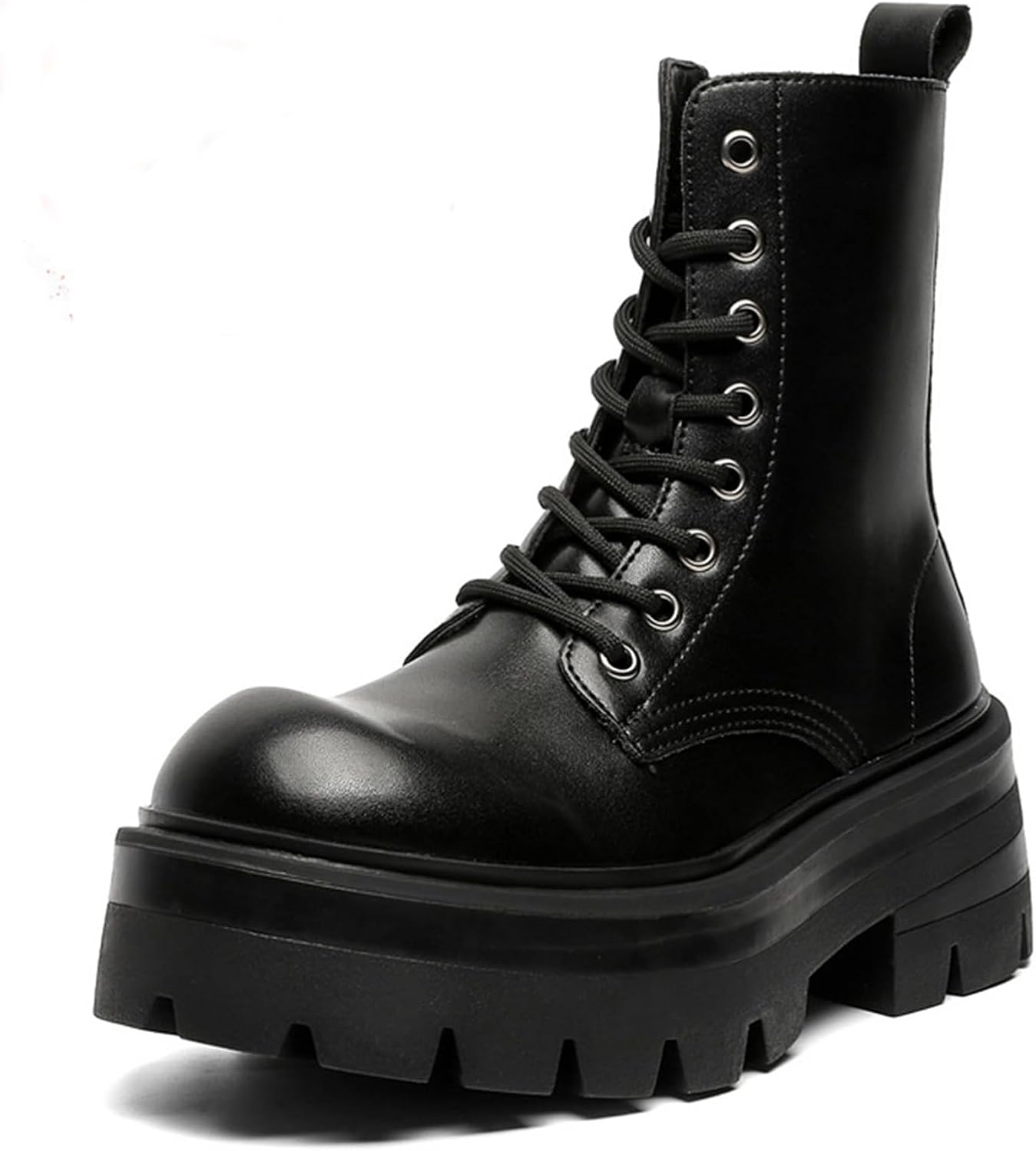 Мужские кожаные ботинки на шнуровке с платформой, боевые ботинки, кожаные оксфорды на платформе, ретро, широкий носок, боковая молния, комфортный массивный каблук с протектором Generic, черный
Мужские кожаные ботинки на шнуровке с платформой, боевые ботинки, кожаные оксфорды на платформе, ретро, широкий носок, боковая молния, комфортный массивный каблук с протектором Generic, черный