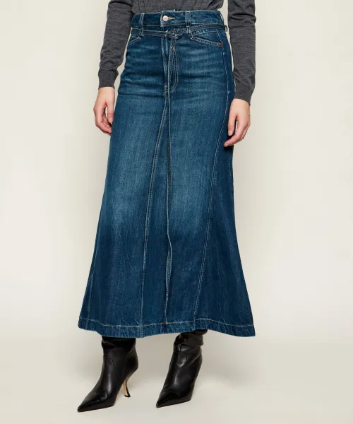 Джинсовая юбка с баской Boss Orange, синий
Джинсовая юбка с баской Boss Orange, синий