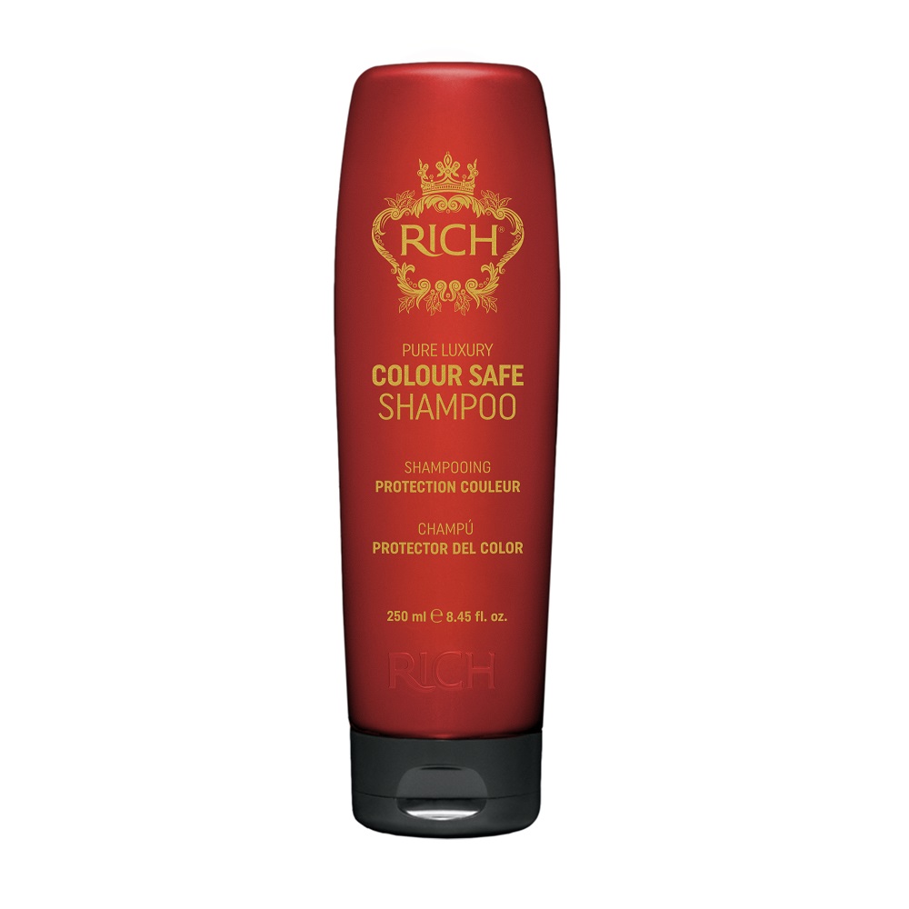 Шампунь для окрашенных и химически поврежденных волос pure luxury color safe shampoo Rich, 250 мл
Шампунь для окрашенных и химически поврежденных волос pure luxury color safe shampoo Rich, 250 мл