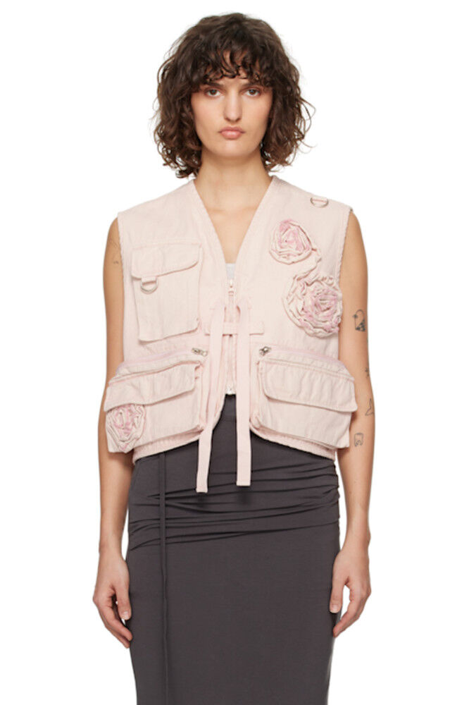 Жилет карго с розовой аппликацией OPEN YY, Розовый, Жилет карго с розовой аппликацией OPEN YY
Жилет карго с розовой аппликацией OPEN YY, Розовый, Жилет карго с розовой аппликацией OPEN YY