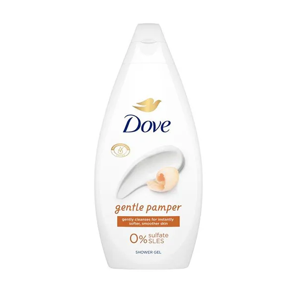 Гель для ванны для нежной кожи Gentle Pamper Dove, 400 ml 
Гель для ванны для нежной кожи Gentle Pamper Dove, 400 ml
